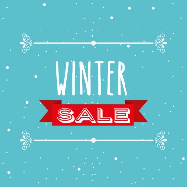Kış satış tasarım 