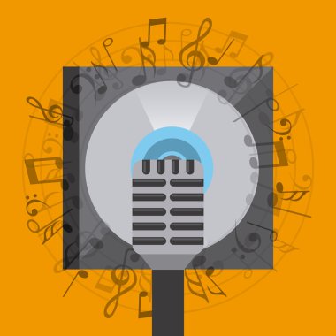 müzik simgesi tasarım 