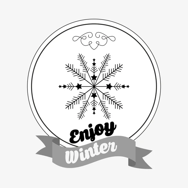 Welcome winter design — Stock Vector