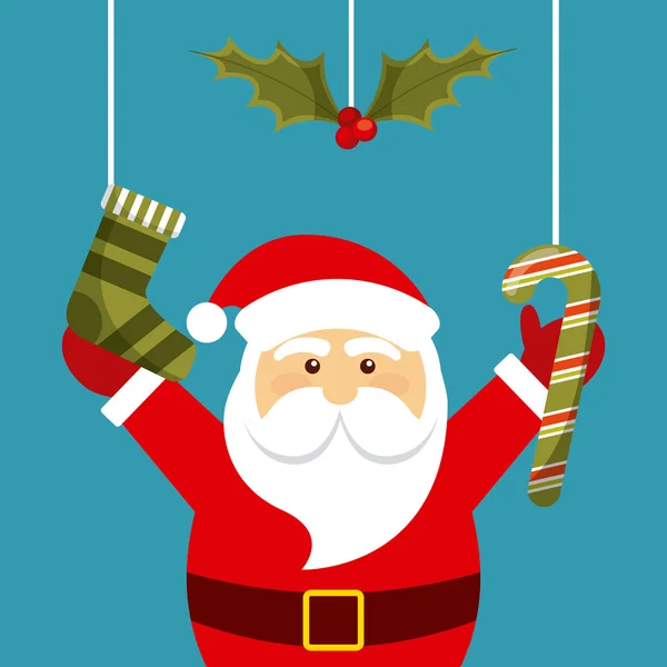 Merry christmas ontwerp — Stockvector