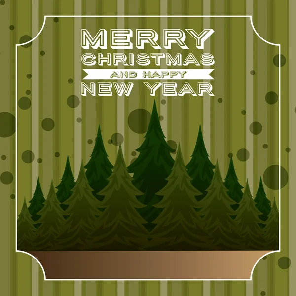 Merry christmas ontwerp — Stockvector