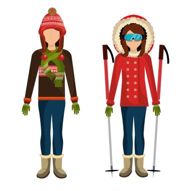 Kış giyim, giyim ve aksesuarları 