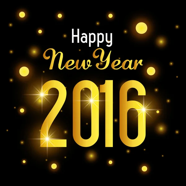 Happy new year 2016 — Stock Vector