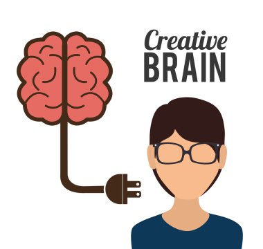 Büyük fikirler grafik tasarım ile kutsal kişilerin resmi