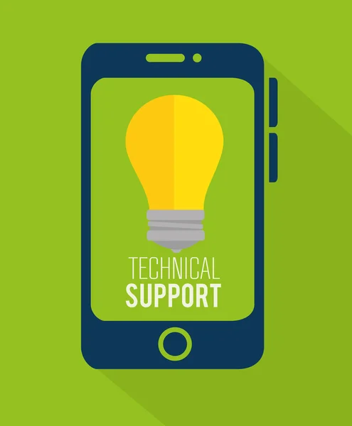Servicio al cliente y soporte técnico — Vector de stock