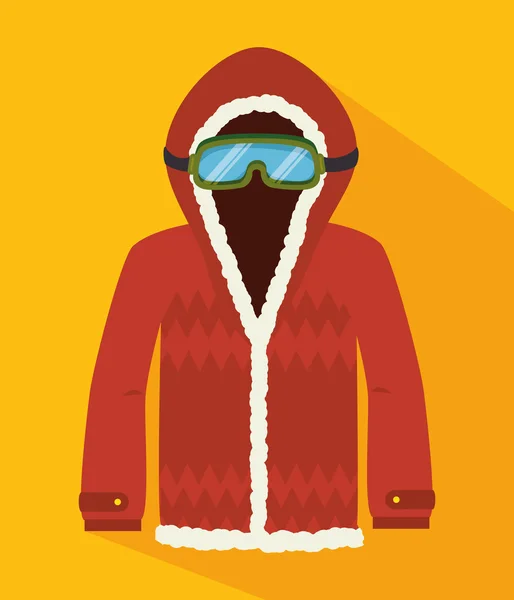 Kış spor ve moda giyim — Stok Vektör