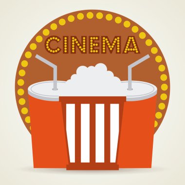 Sinema simgeleri tasarım 