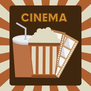 Sinema simgeleri tasarım 