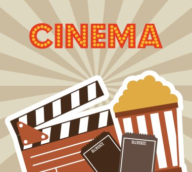 Sinema simgeleri tasarım 