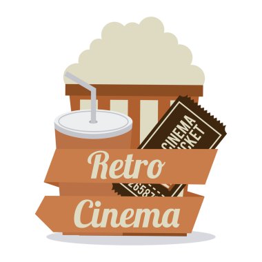 Sinema simgeleri tasarım 