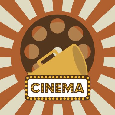 Sinema simgeleri tasarım 