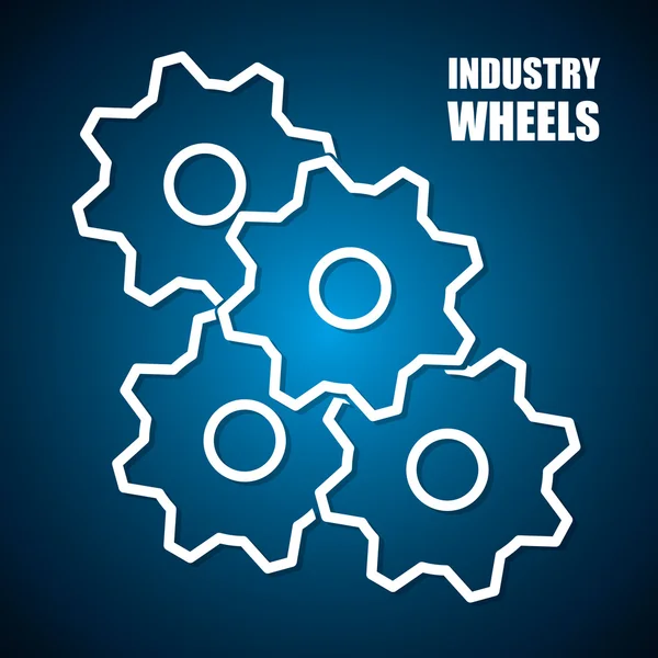 Gears, cogs or wheels — Stock Vector