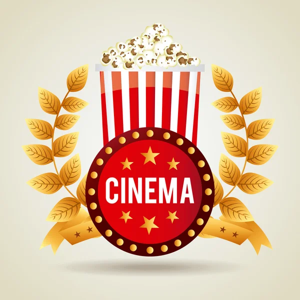 Cinema icons design — Stock Vector