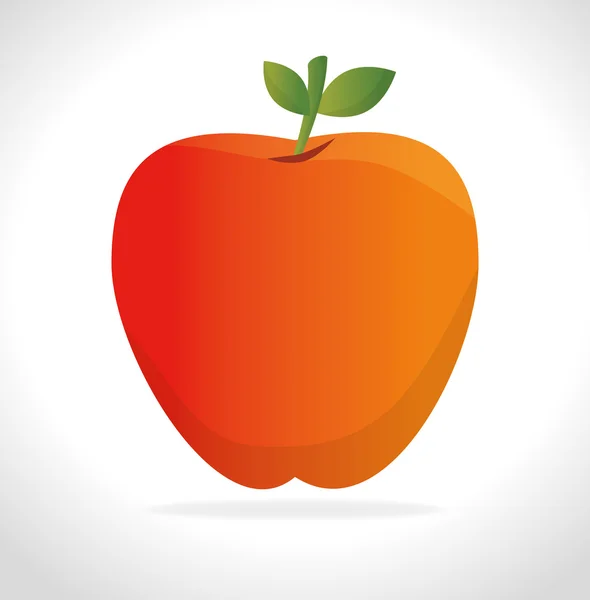 Orange fruit icon graphi — Stock Vector