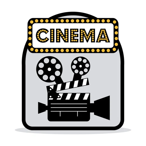 Cinema icons design — Stock Vector