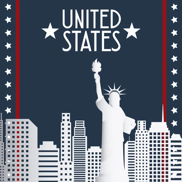 États-Unis design — Image vectorielle