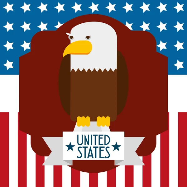 Estados Unidos diseño — Vector de stock