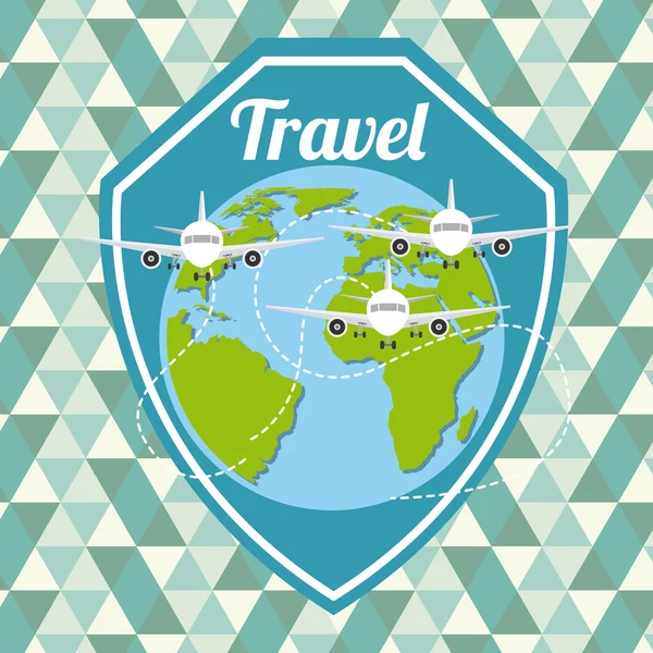 Travel icons design — Stock Vector