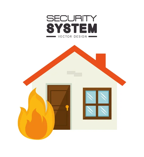 Biztonsági rendszer és felügyelet — Stock Vector