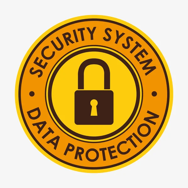 Security system and surveillance — Stock Vector