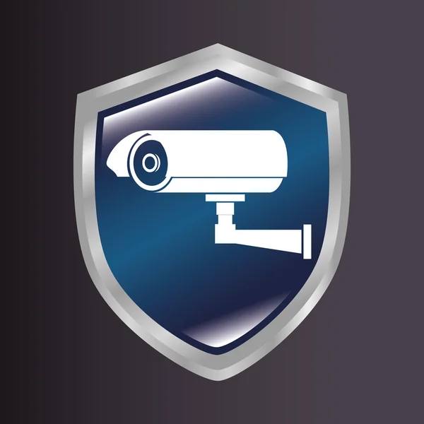 セキュリティ システムと監視 — ストックベクタ