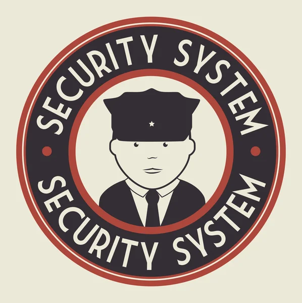Sistema de seguridad y vigilancia — Archivo Imágenes Vectoriales