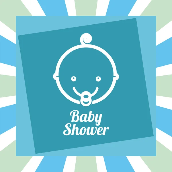 Babydusche — Stockvektor