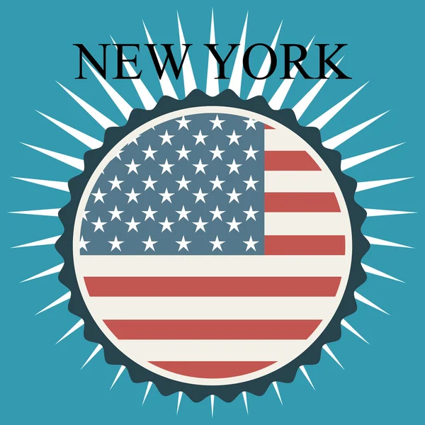 États-Unis et New York design — Image vectorielle