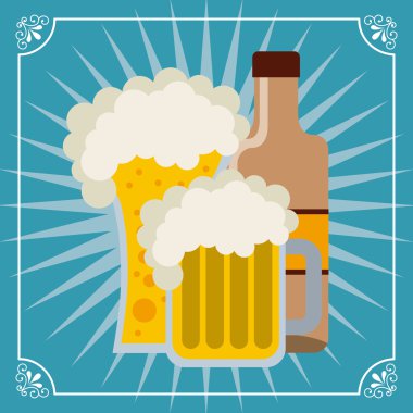 Kendi gözlük tasarımı ile içecekler