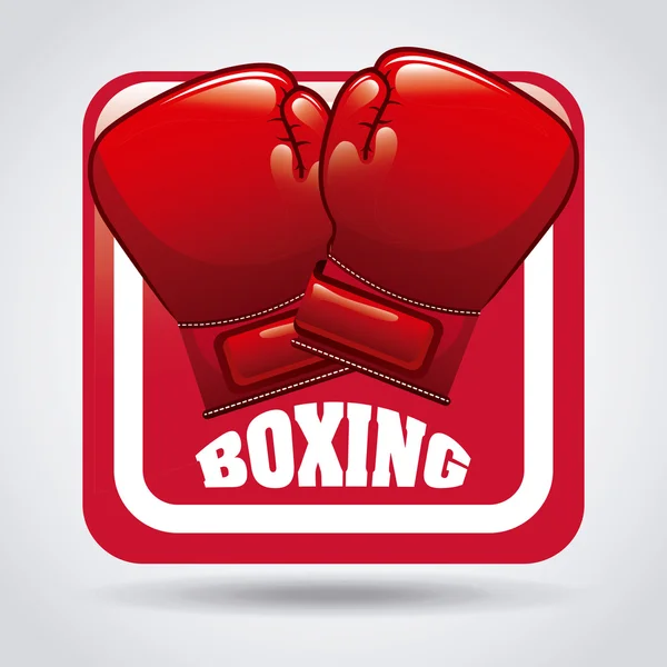 Design boxerských rukavic — Stockový vektor