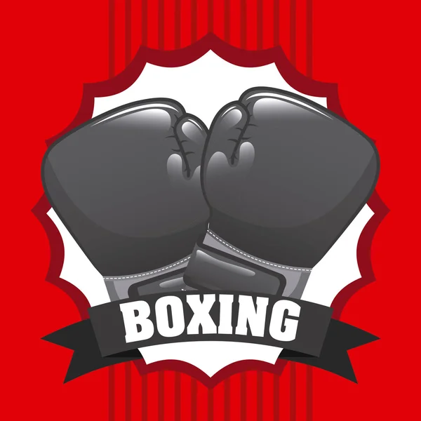 Diseño de guantes de boxeo — Archivo Imágenes Vectoriales