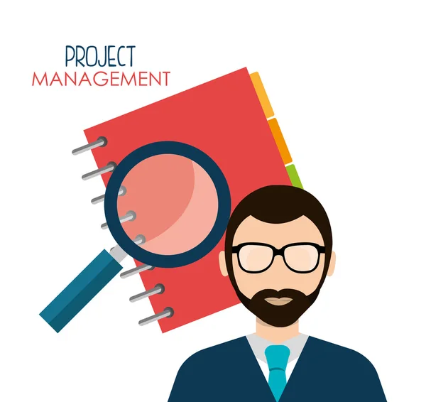 Business project management — Stock Vector