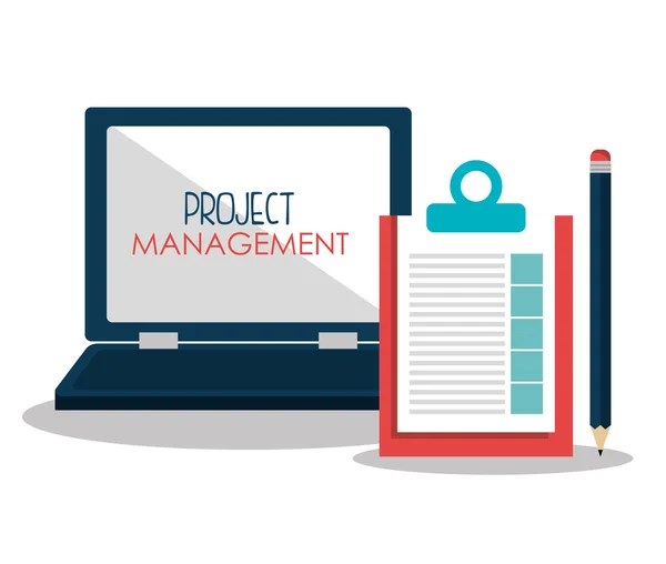 Business project management — Stock Vector