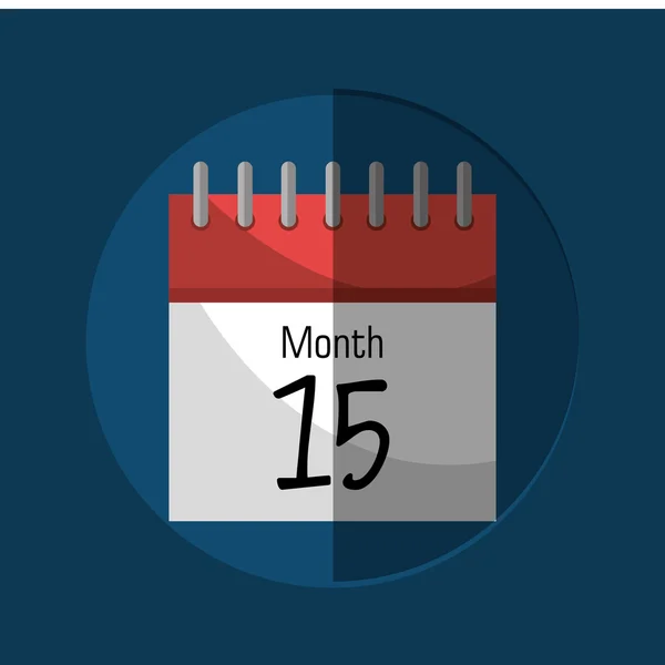 Calendario día de pago mes — Vector de stock