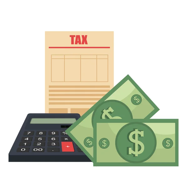 Impôts sur le revenu — Image vectorielle