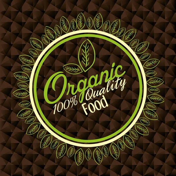 Přírodní a organické potraviny — Stockový vektor