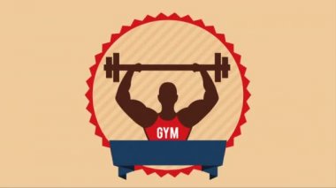 Spor salonu simgesi tasarım, Video animasyon