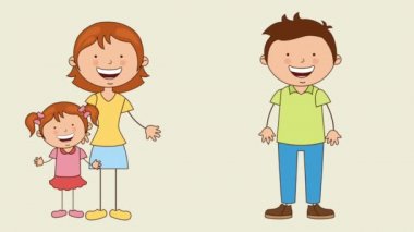 Aile simgesi tasarım, Video animasyon