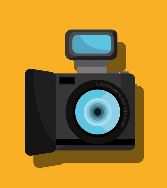 Analog camera  graphic icon — Stock Vector