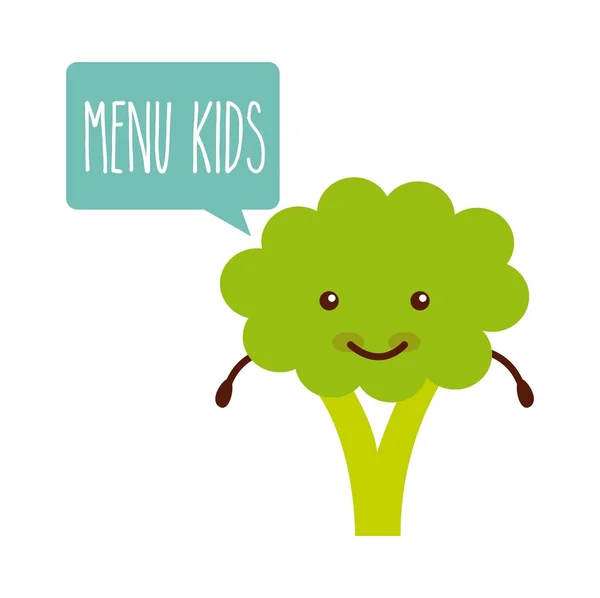 孩子们的菜单设计 — 图库矢量图片