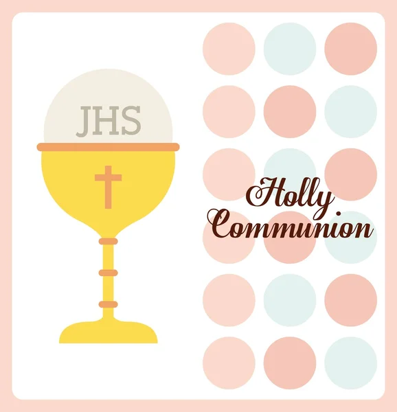 Conception de première communion — Image vectorielle