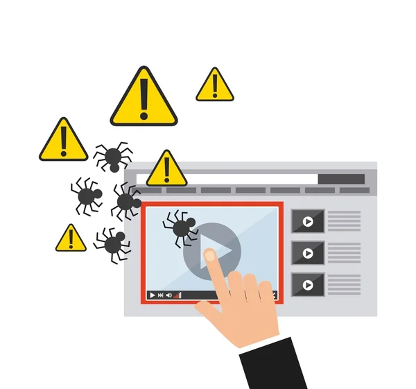 Security systeemontwerp — Stockvector