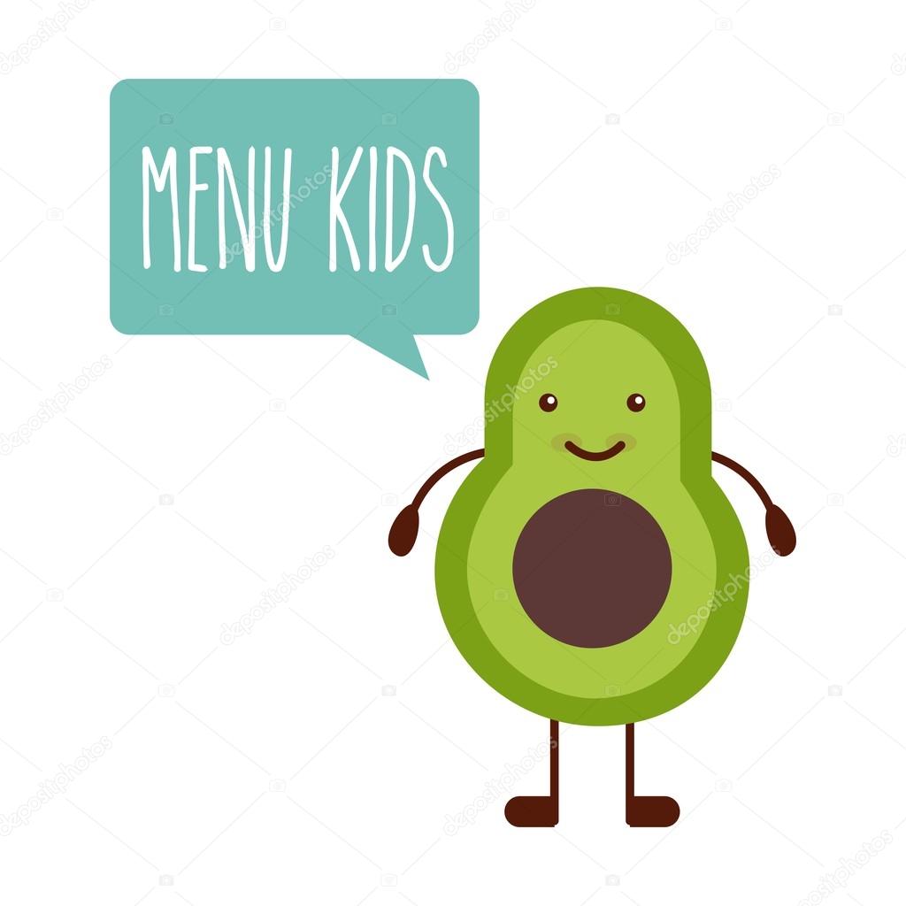 kids menu design