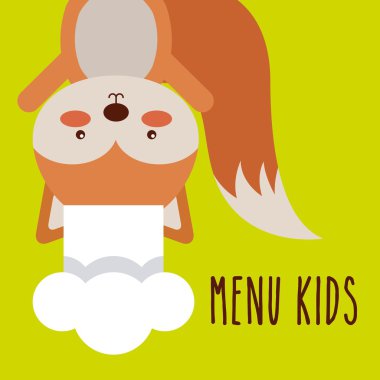 Kids menü tasarımı 