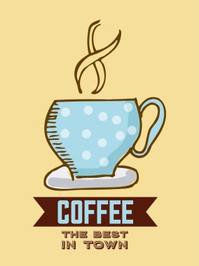 Lezzetli kahve tasarım 