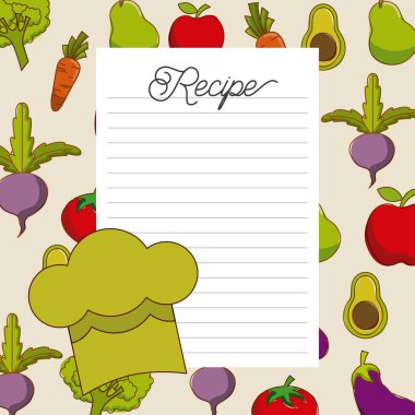 Vejetaryen yiyecekler tasarım 