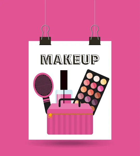 Makeover design feminino — Vetor de Stock