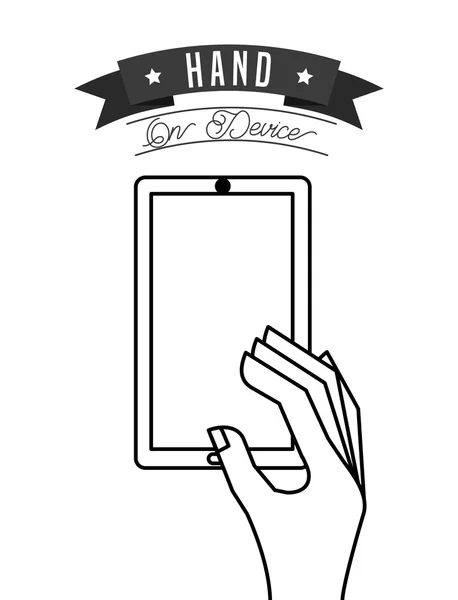 Hand gebaren ontwerp — Stockvector