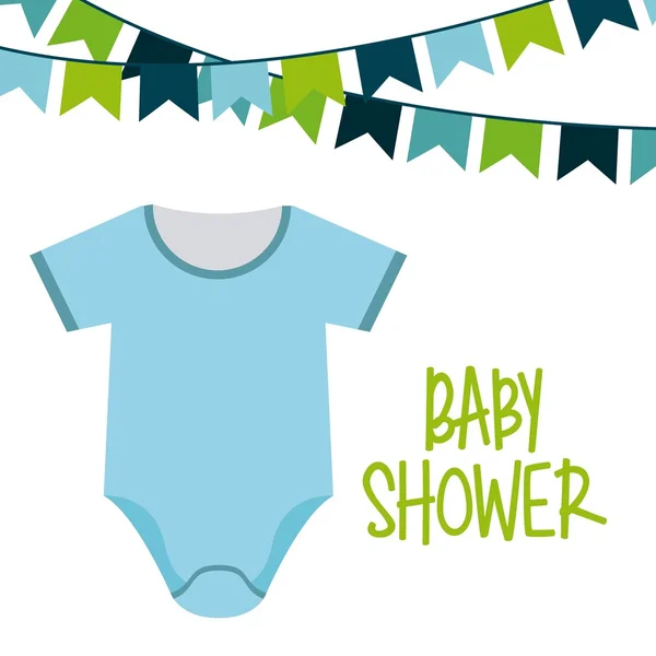 Baby douche ontwerp — Stockvector