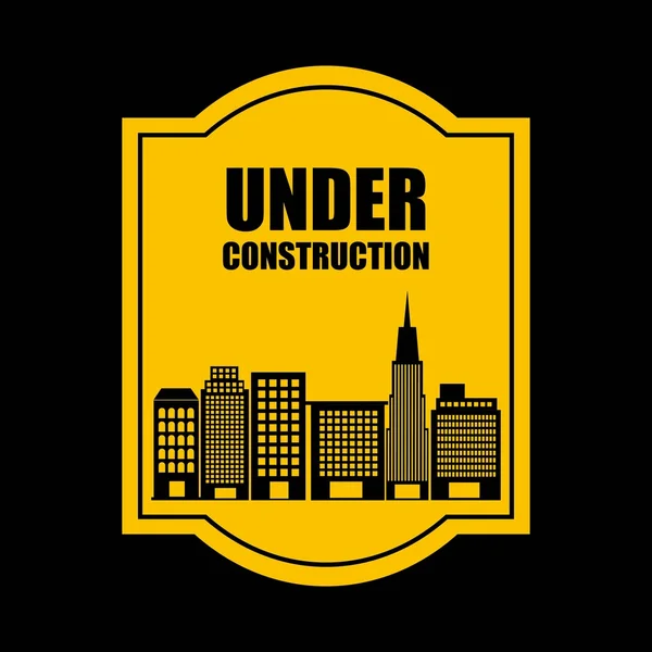 Under construction design — Stock Vector